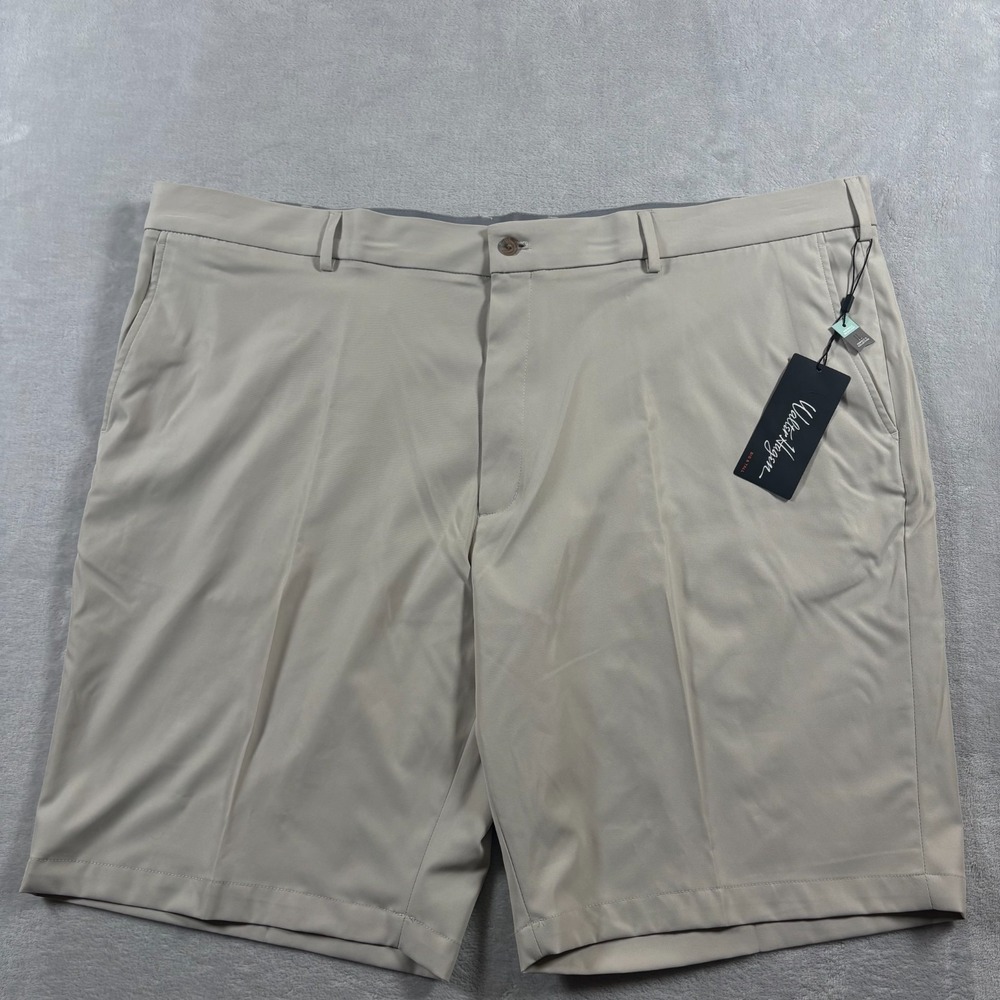 Walter Hagen Performance Perfect 11 Golf Shorts Mens 48 Khaki Stretch‎ Athletic